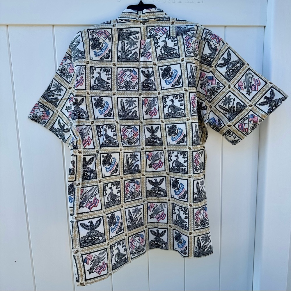 Reyn Spooner Ltd Ed Dietrich Varez Statehood 50th Anniversary Hawaiian Shirt XXL - Picture 5 of 6